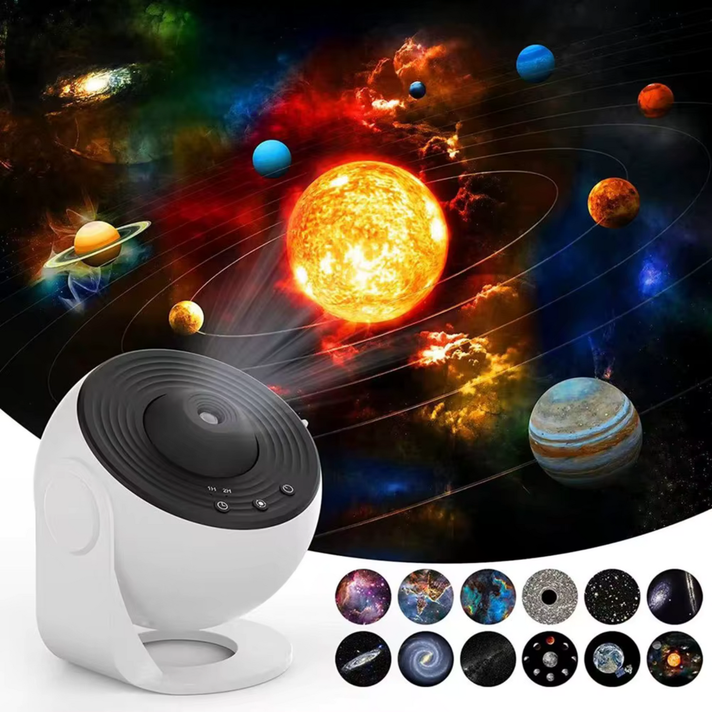 KozmoLight Galaxy Projektör, Uzay Temalı Gece Lambası