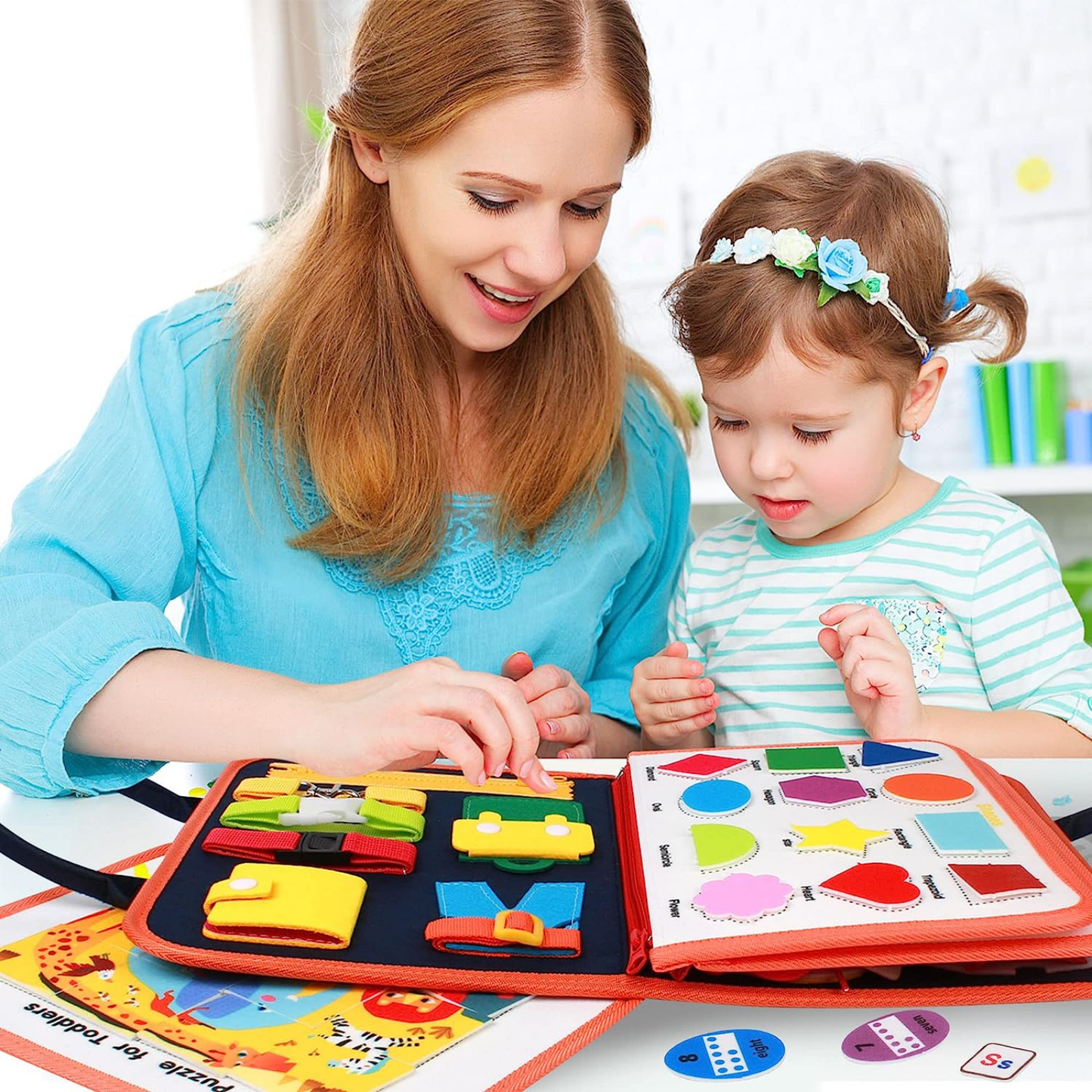 Montessori Busy Board Keçe Eğitim Çantası