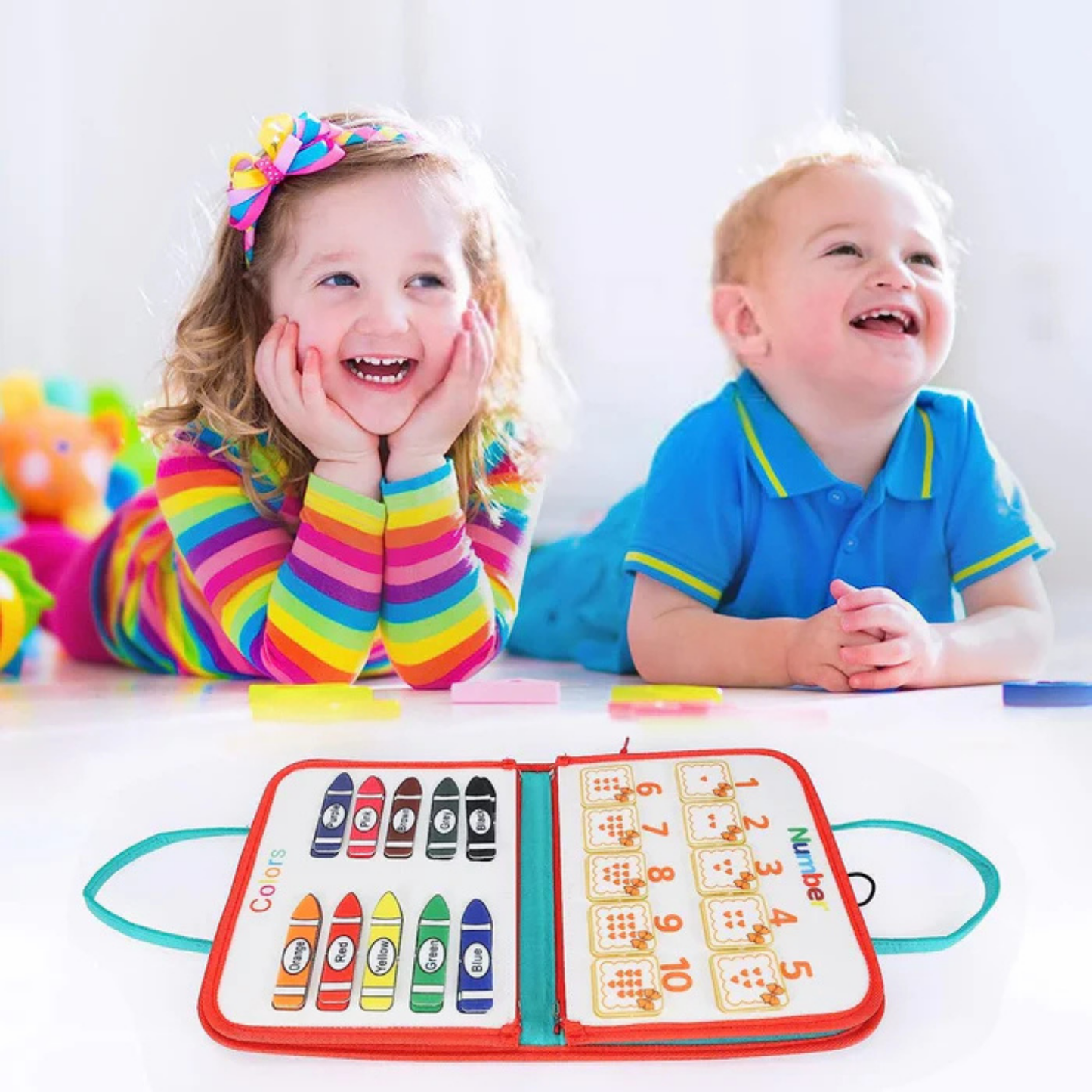 Montessori Busy Board Keçe Eğitim Çantası