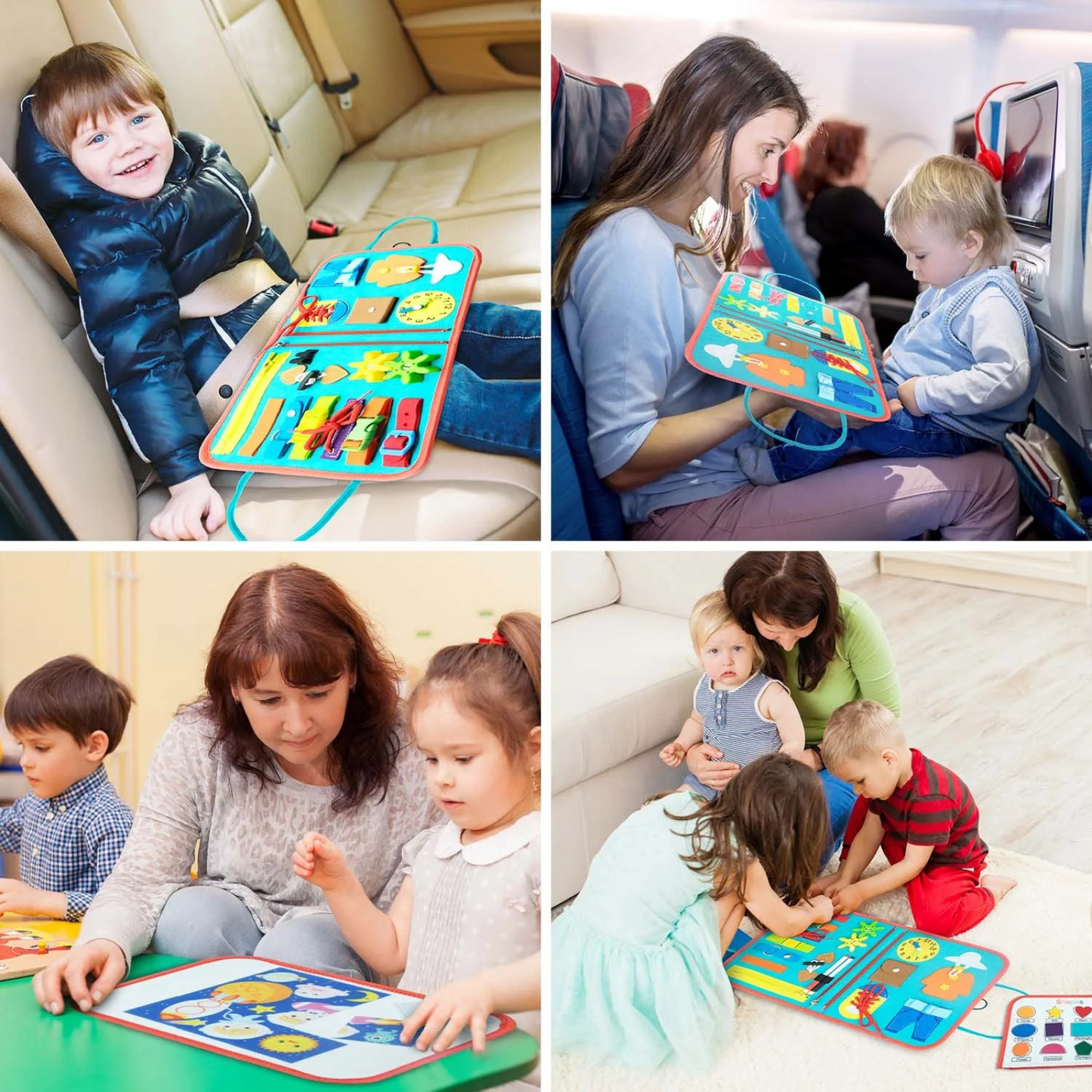 Montessori Busy Board Keçe Eğitim Çantası